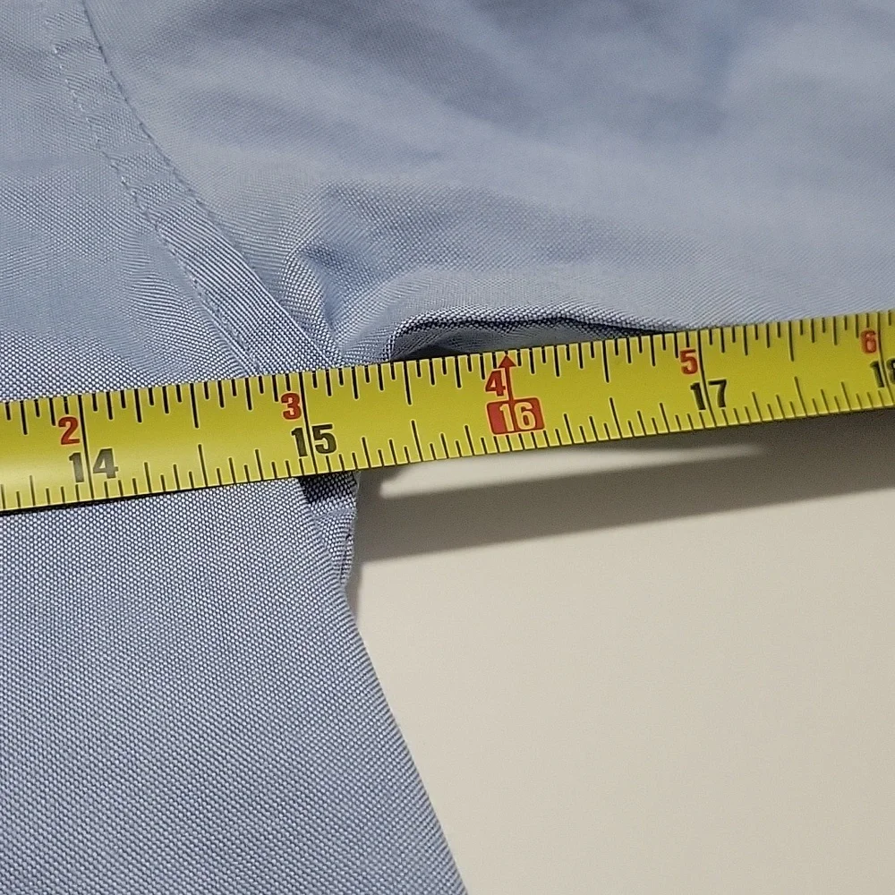 Chaps Light Blue Casual Button Down Shirt 12